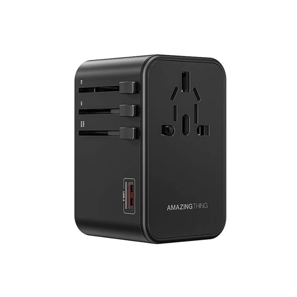 AMAZINGTHING | Explorer PD 35W 5 Ports 2A+3C Travel Charger | Black