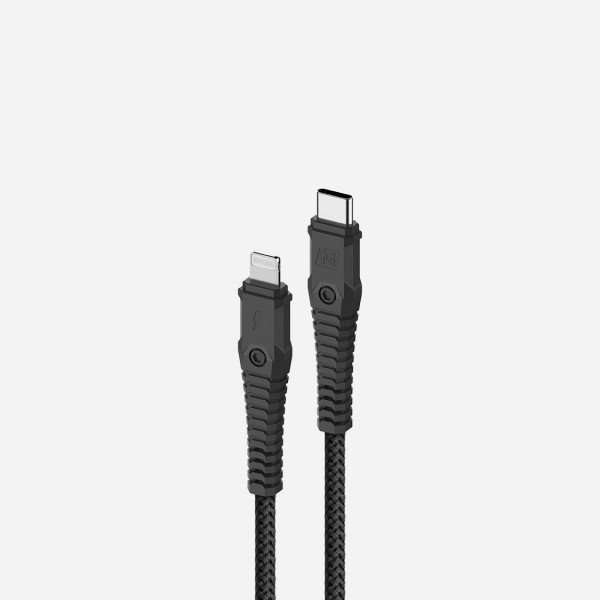 Momax DL33D TOUGH LINK Lightning to USB-C 1.2m Charging Cable -Black