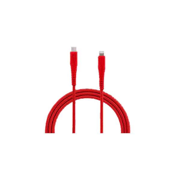 Momax Tough Link Lightning to Type-C Cable - 1.2 M - Red