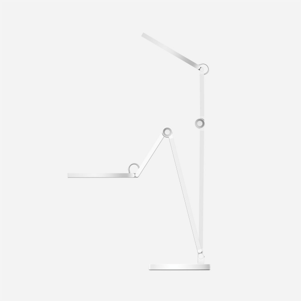 موماكس – مصباح مكتبي ذكي مع قاعدة شحن لاسلكية – أبيض