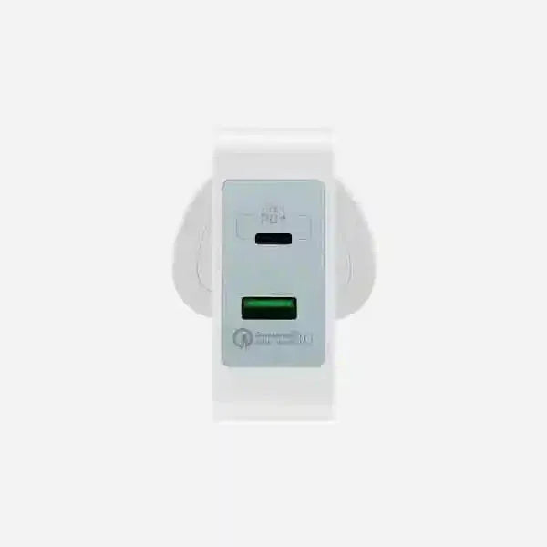 Momax One Plug 2 ports Fast Charging Adaptor 48W VPD0050 - White