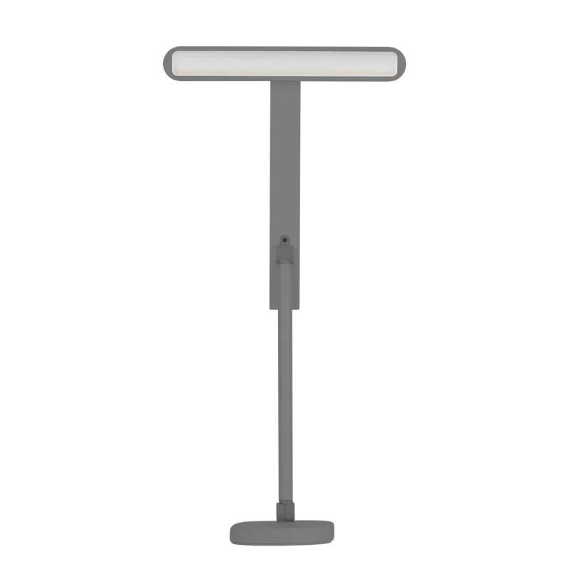 موماكس – مصباح مكتبي سمارت Q.LED 2 مع شاحن لاسلكي – رمادي