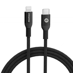 Momax Elite Link Lightning to USB-C Cable 1.2m - Black - GulfStore.com