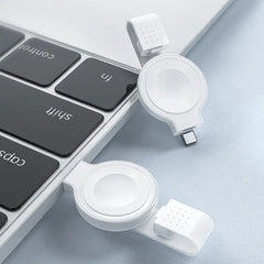 Momax GOLINK USB-C Apple Watch Charger - White - GulfStore.com
