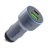 Momax MoVe 67W dual-port car charger - Grey