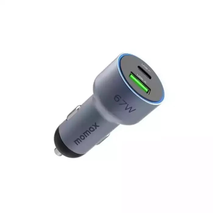 momax 67W dual-port car charger (Bundle with DC21) Space Grey UC16GSCMoVe