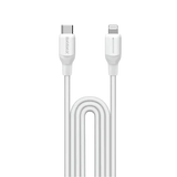 DL55W | كابل Momax 1-Link Flow CL+ USB-C إلى Lightning مضفر بطول 2 متر | أبيض 