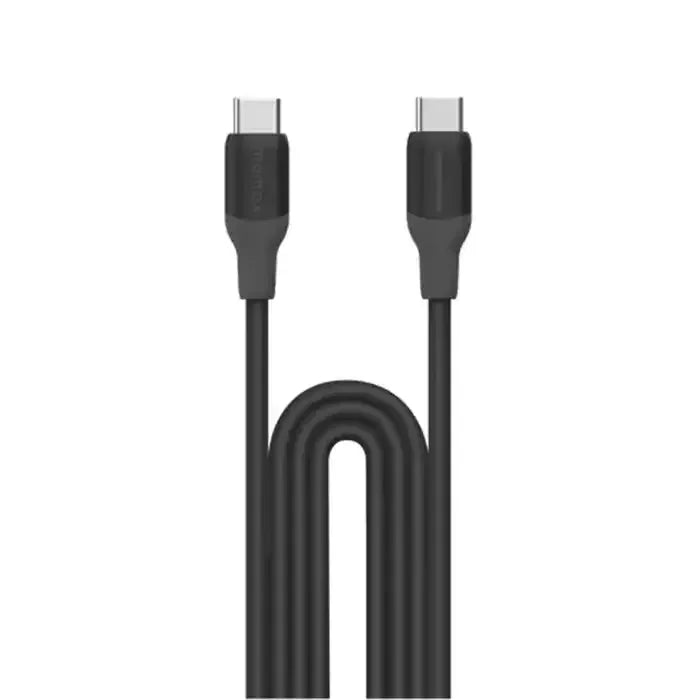كابل شحن ونقل بيانات MOMAX USB-C إلى USB-C (1.2 متر / يدعم 60 وات) (TPE + سيليكون) أسود DC23D1-Link