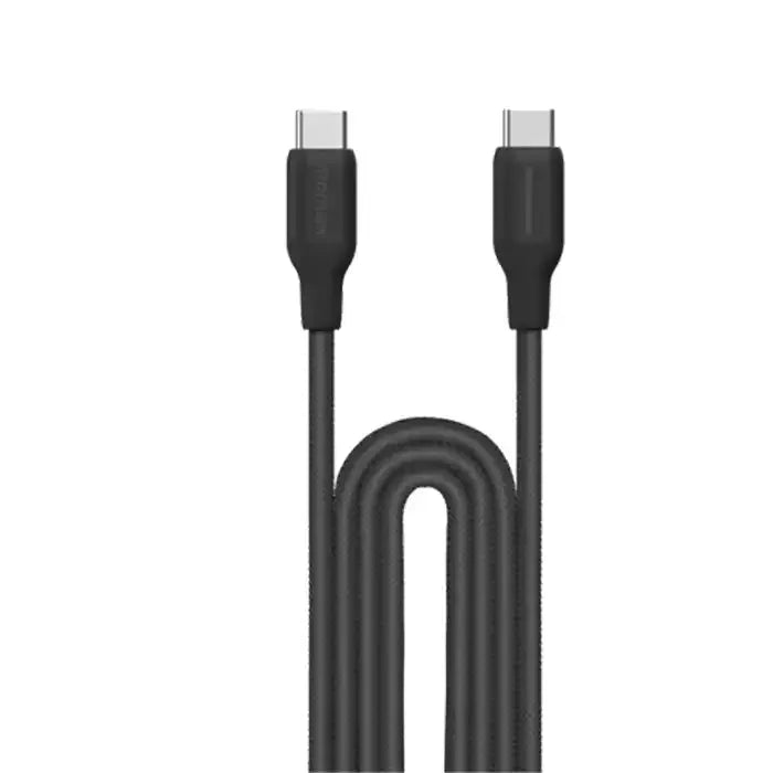 MOMAX USB-C To USB-C (2.0m / Support 100W)Charging + Data Transfer cable(Braided - TPE + Nylon) Black DC25D1-Link
