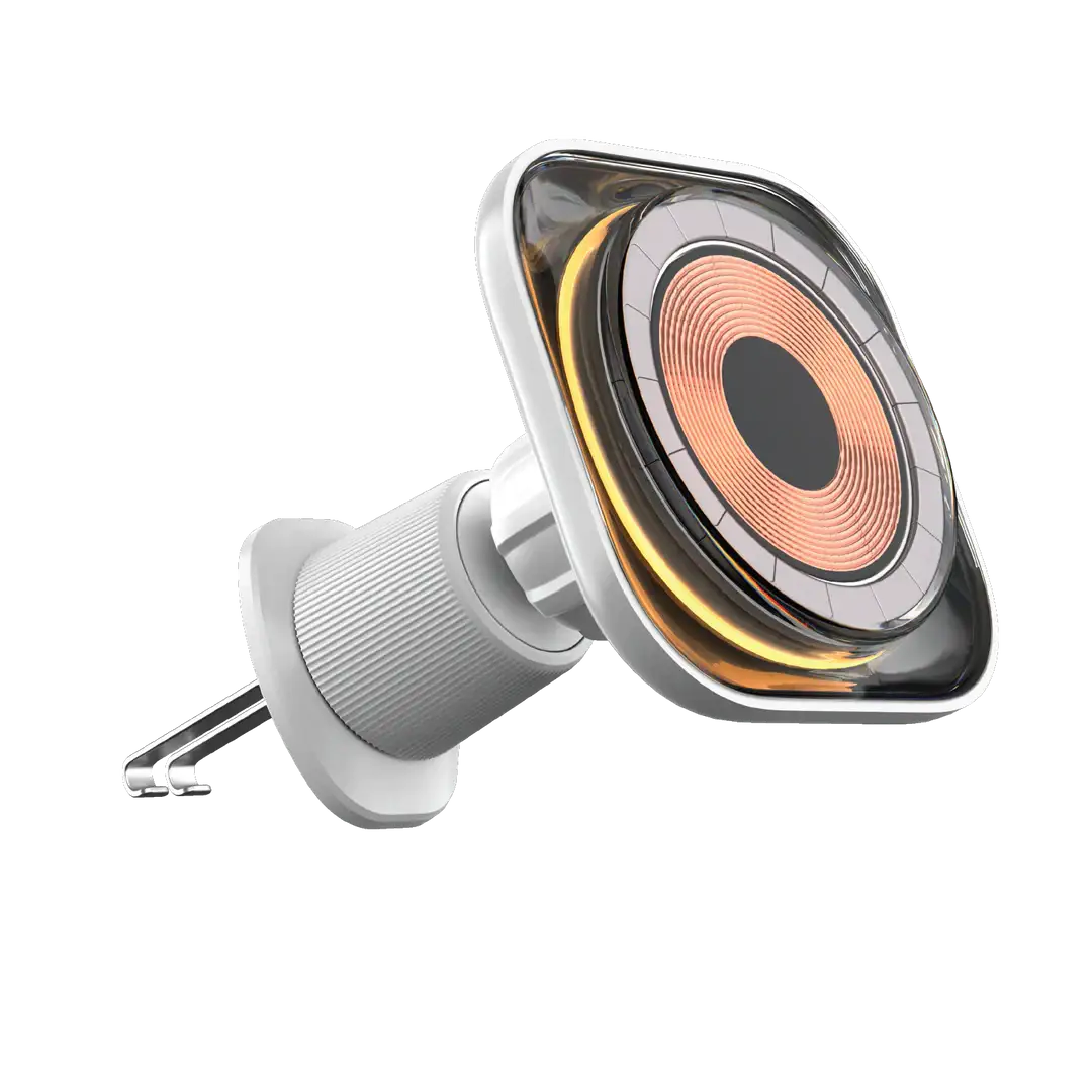 momax Charge FlowMagnetic Wireless Charging Car Mount White CM29W1 - GulfStore.com