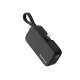 IP130MFID , 1-Power Mini 5000mAh Bulit-in foldable lightning Battery pack (Black) - GulfStore.com