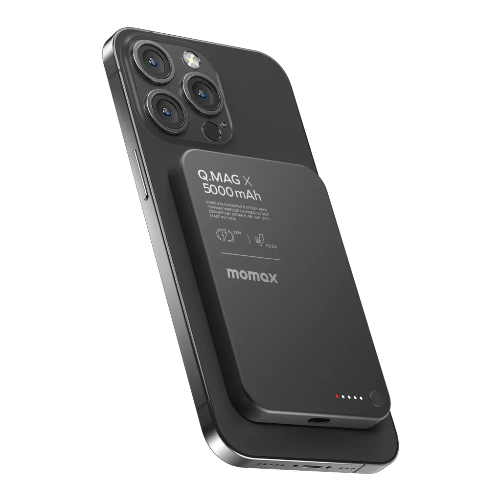 IP116AD | Momax Q.Mag X 5000mAh wireless battery pack | Black