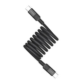 كابل مغناطيسي من موماكس ماج لينك، ٢٤٠ واط، USB-C إلى USB-C، بطول ٢ متر، DC71D | أسود 