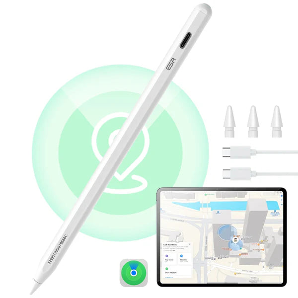 ESR | 6C00602 | ESR Geo Digital Pencil With Find My - Compatible with all iPads