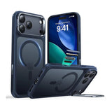 ESR HaloLock Classic Hybrid Case With Stash Stand (Camera Control Button) iPhone 17 Pro Max - Frosted Blue