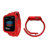 Itskins Spectrum Combo Watch Belt And Bumper Case Set For Apple Watch40 Mm 2M Antishock , Red