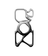 AM Emptiness iPhone 15 pro Case - Shiny Silver+Black