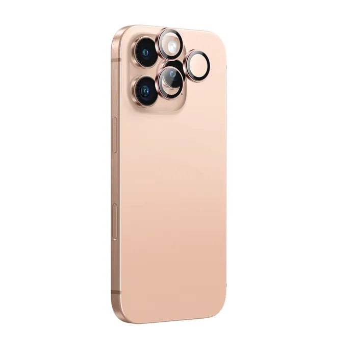 AmazingThing IPHONE 16 PRO 6.3 / 16 PRO MAX 6.9 AR 3 LENS GLASS - Rose Gold