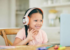 PS-STWLEP028 |  Porodo Soundtech Radiant Wireless Headphone | Orange - GulfStore.com
