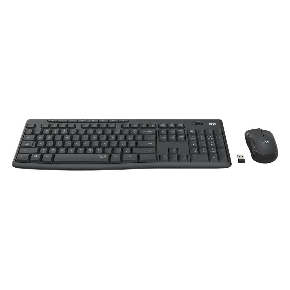 Logitech MK295 Wireless Mouse & Keyboard Combo with Silent Touch