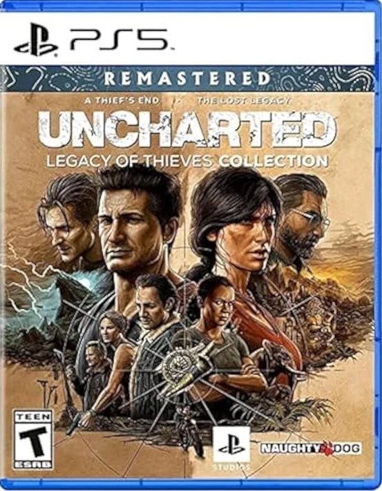 Uncharted Legacy of Thieves Collection Remastered For PlayStation 5 (US)