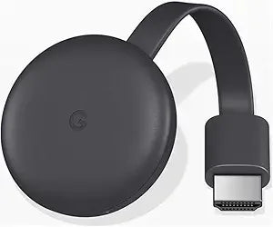 Google Chromecast 3rd Gen For Media Streaming 3 Pin | Black