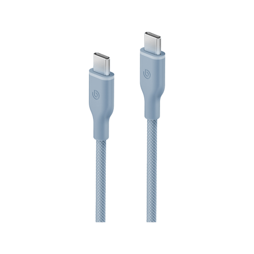 Bazic | Gocharge | Weave USB-C To USB-C 480Mbps 60W Cable 1.5M | Blue