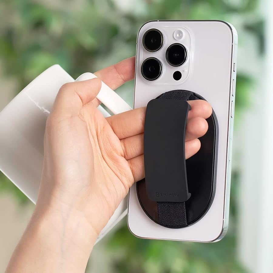 Sinjimoru | SMA-SGR-SLCN-NV | Sinjimoru Magsafe Grip - Navy Blue
