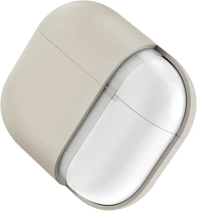 UNIQ LINO HYBRID LIQUID SILICON AIRPODS PRO 2ND GEN (2022) CASE - BEIGE (IVORY)