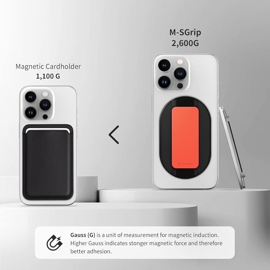 Sinjimoru | SMA-SGR-SLCN-ORG | Sinjimoru Magsafe Grip - Orange