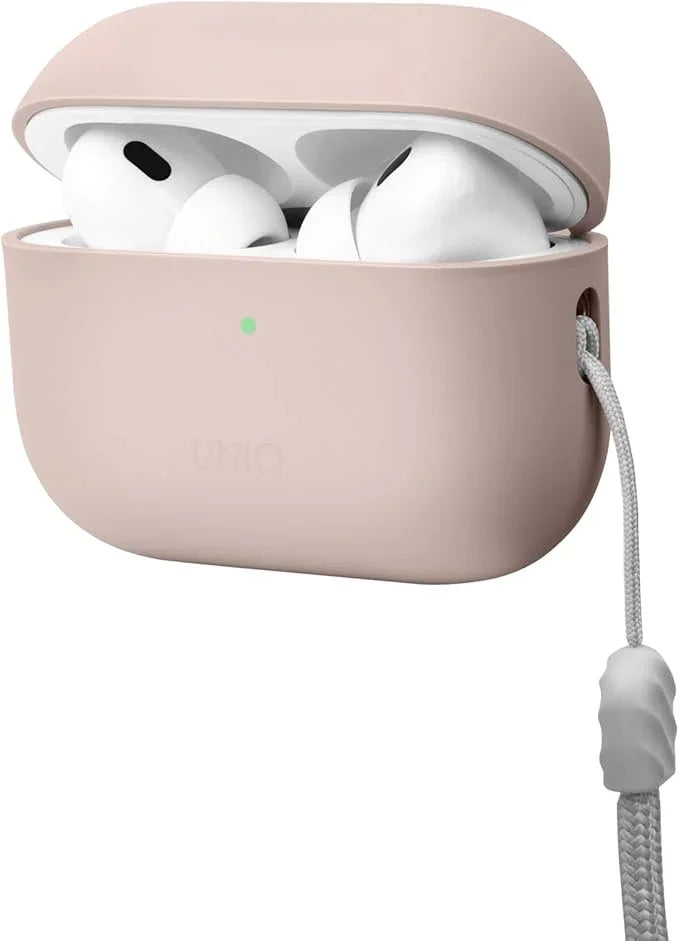 UNIQ LINO HYBRID LIQUID SILICON AIRPODS PRO 2ND GEN (2022) CASE - BLUSH (PINK)