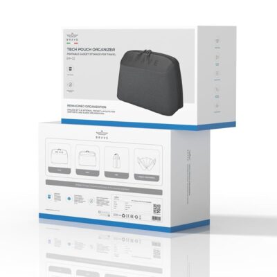 18594 | BTK-01 | Brave Travel Kit | 5-In-1 Travel Accessories & 12,000Mah Power Bank & Universal Adapter & 2In1 Cables & 9-In-1 Multifunctional Kit