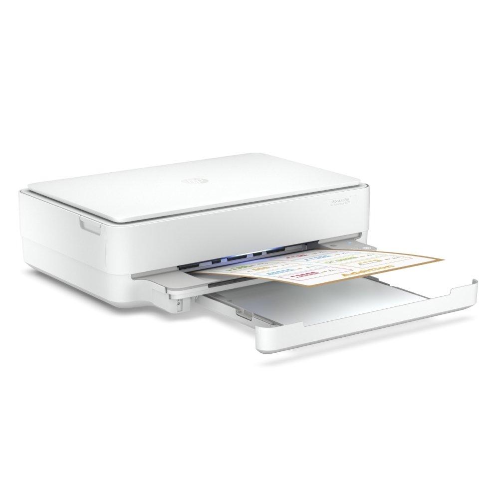 طابعة HP DeskJet Plus Ink Advantage 6075 All-In-One، 5SE22C - بيضاء 