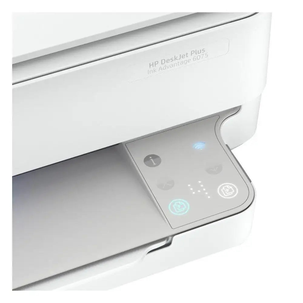 HP DeskJet Plus Ink Advantage 6075 All-In-One Printer - White - GulfStore.com