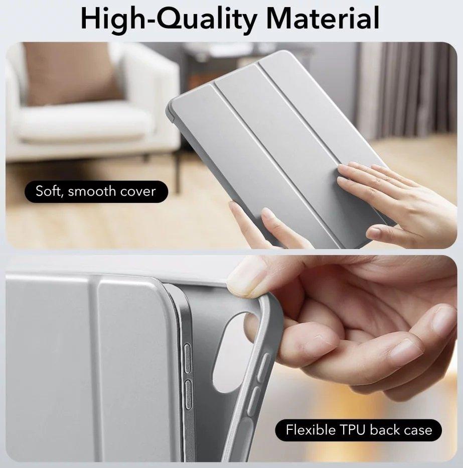 ESR | 1B1860203 | ESR iPad 10.9 2022 10th Gen / iPad 11th Gen Rebound Pencil Case |Silver Gray
