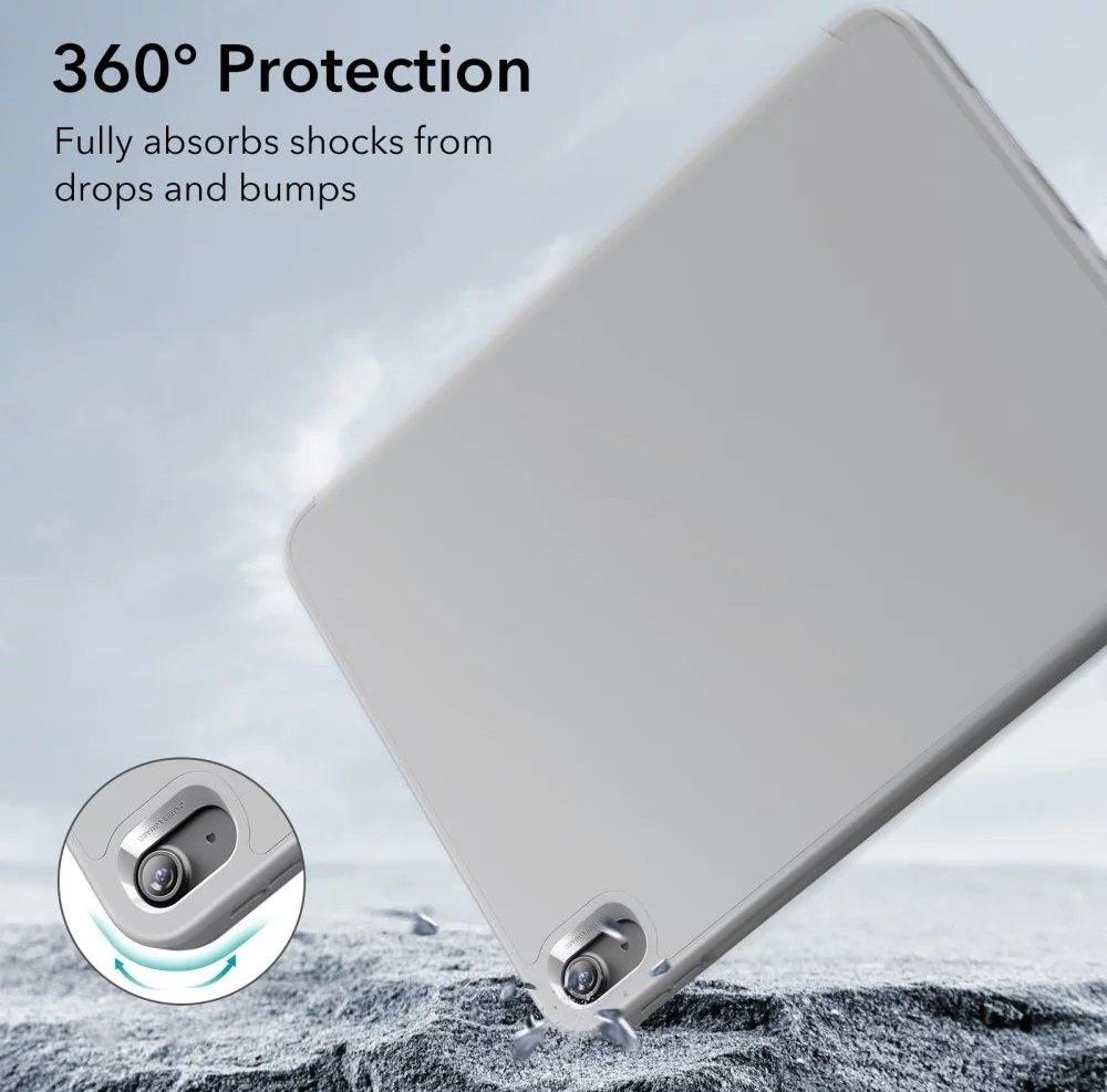 ESR | 1B1860203 | ESR iPad 10.9 2022 10th Gen / iPad 11th Gen Rebound Pencil Case |Silver Gray