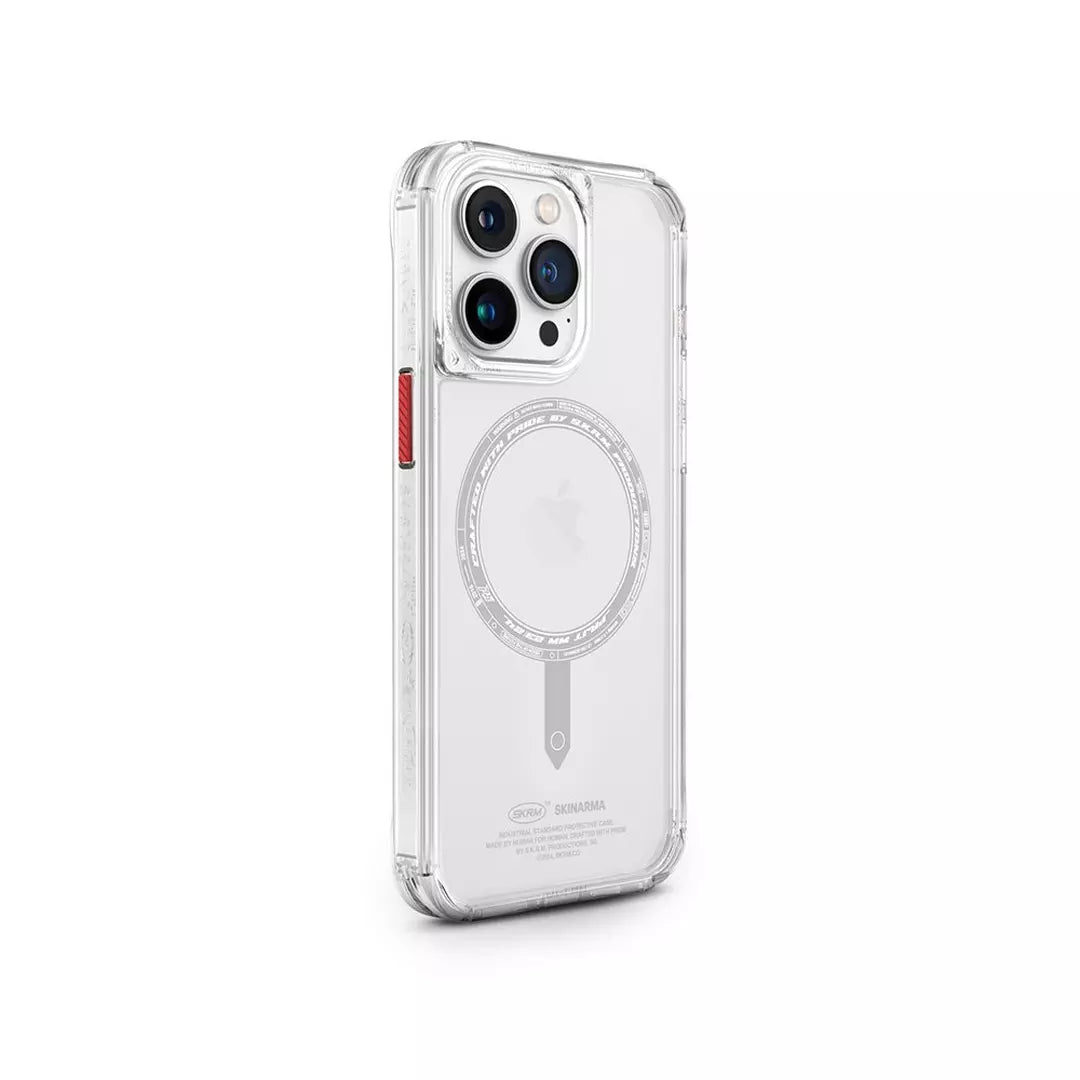SkinArma | SK2023IPP67 | SDOMSCLR IPHONE 15 PRO MAX SAIDO MAG | CHARGE Case | Clear
