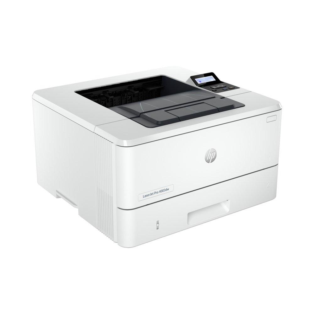 طابعة HP LaserJet Pro 4003dw، حتى 80,000 بكسل، 2Z610A - بيضاء 