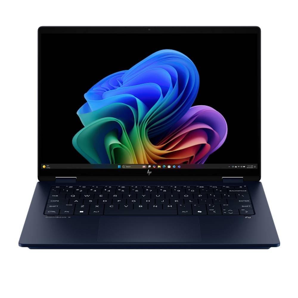 HP Omni Book X Flip Next Generation AI Laptop, AMD Ryzen AI 7 445, 32GB, AMD Radeon 840M, 14-Inch OLED, Windows 11 Home, 14-KC0006NE - Blue