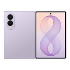 Samsung Galaxy Z Fold8 Phone, Snapdragon 8 Elite Gen 5, 12GB RAM, 256GB Storage, 7.6-inch Dynamic AMOLED Display - Lavender
