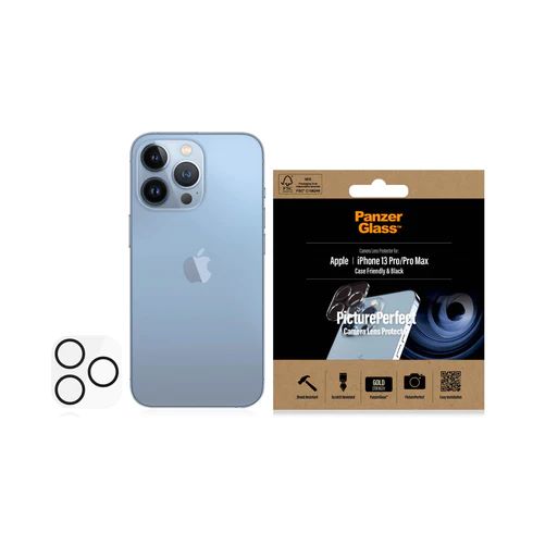 PanzerGlass Picture-Perfect/Camera Lens Protector for iPhone 13 Pro/13 Pro Max 384