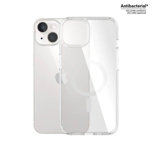 PanzerGlass™ HardCase MagSafe Compatible Apple iPhone 14 | 13 | Clear | Transparent - 409