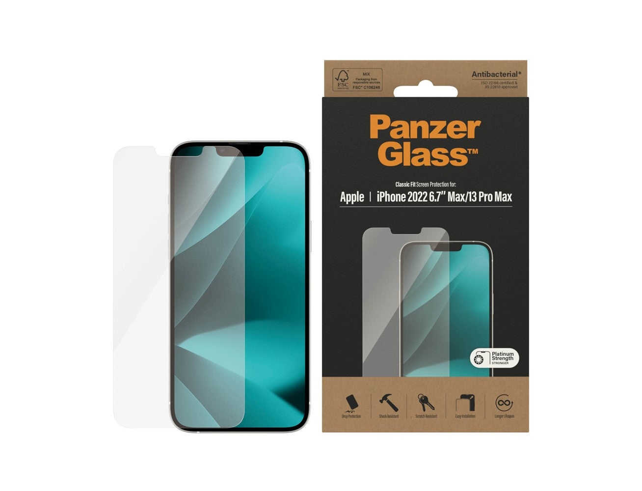PanzerGlass™ Screen Protector Apple iPhone 14 Plus | 13 Pro Max | Classic Fit - 2769