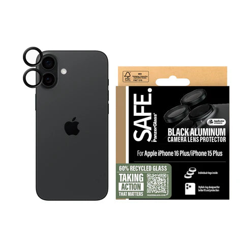 PanzerGlass SAFE Camera Protector Black iPhone '24 6.1