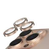 واقي عدسة كاميرا بانزر جلاس - ذهبي لامع - آيفون ١٦ برو | ١٦ برو ماكس | SAFE ٩٥٨٩٥