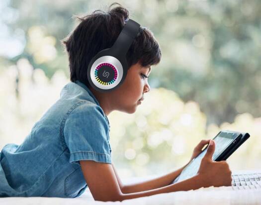 PS-STWLEP028 |  Porodo Soundtech Radiant Wireless Headphone | Black