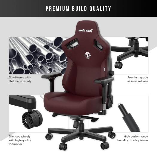 Andaseat Gaming Chair - Kaiser Maroon