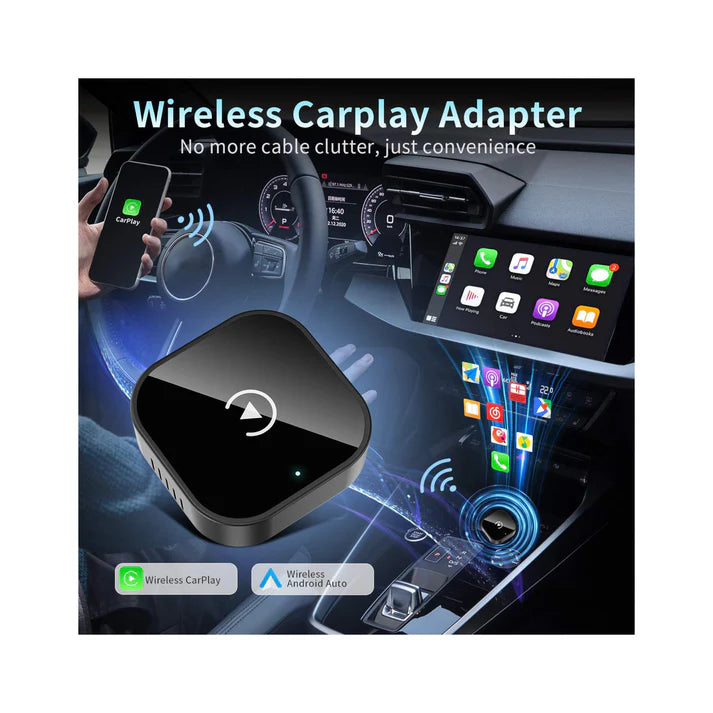 CarPlay | CP21 | CarPlay 2 in 1 Wired To Wireless Android Auto Dongle | USB-C Adapter Included - GulfStore.com