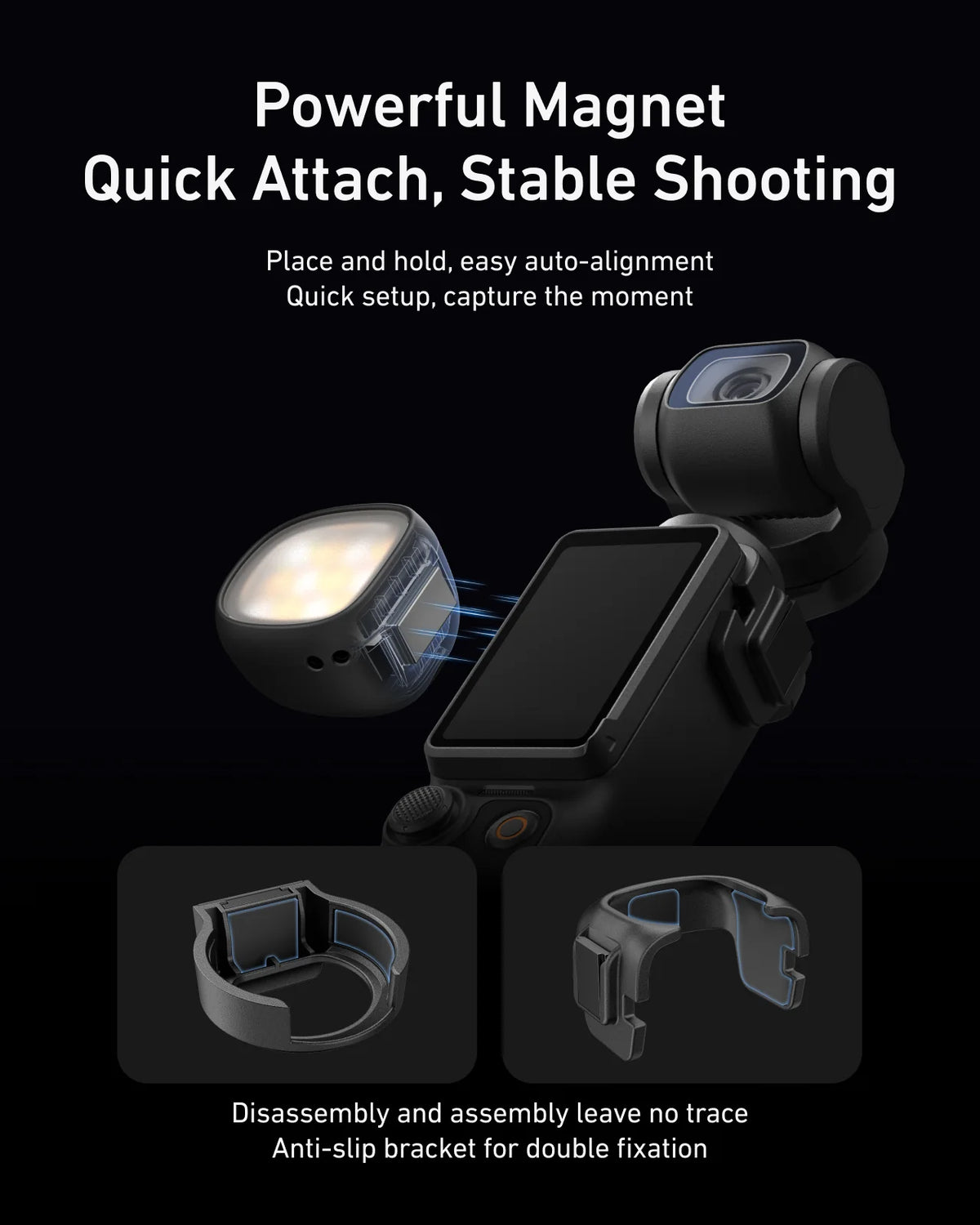 Telesin Mini Fill Light-Dual Light Kit for Pocket 4/ 4P