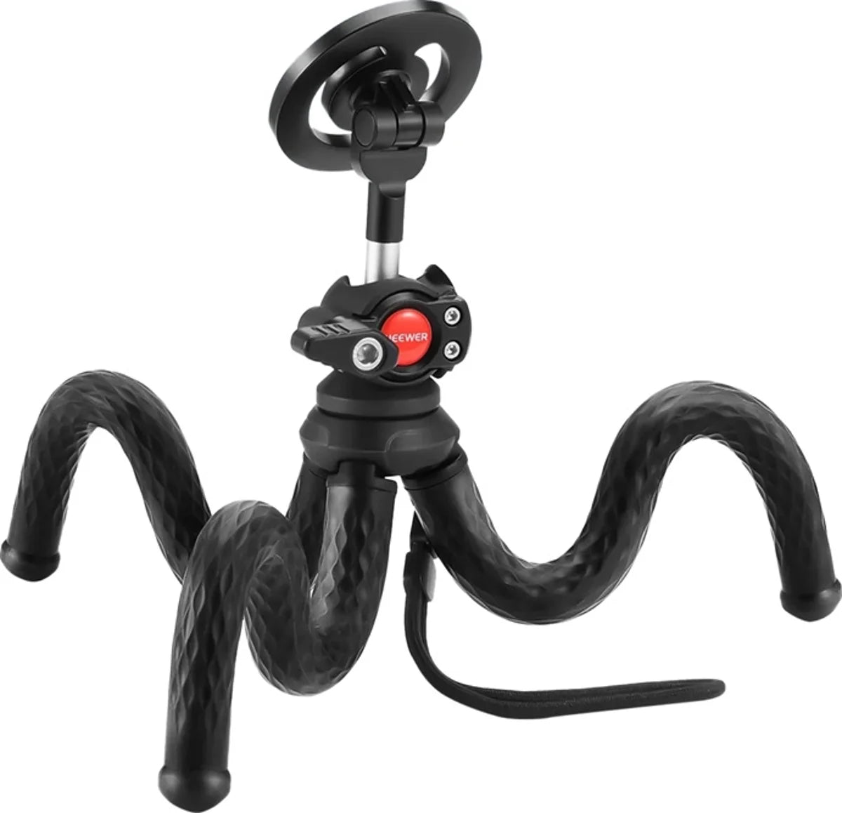 Neewer FLEXIBLE TRIPOD WITH MINI BALLHEAD AND MAGNETIC PHONE HOLDER